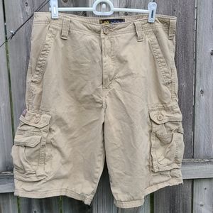 Khaki Cargo Shorts by Lee